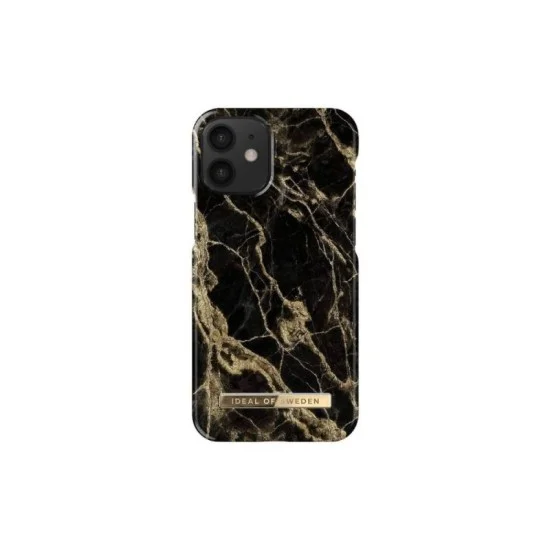 Ideal of Sweden Case for iPhone 12 Mini - Golden Smoke Marble